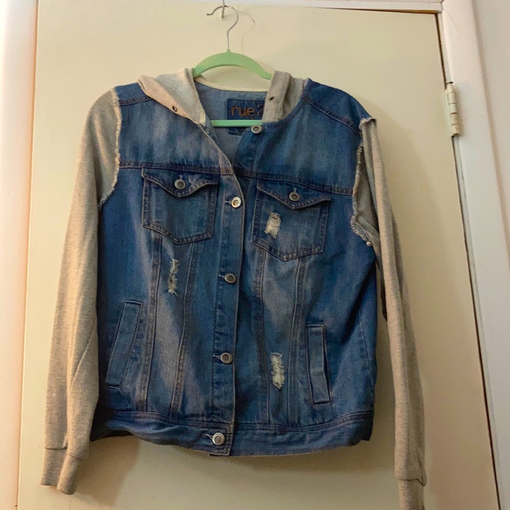 Sweater Jean Jacket